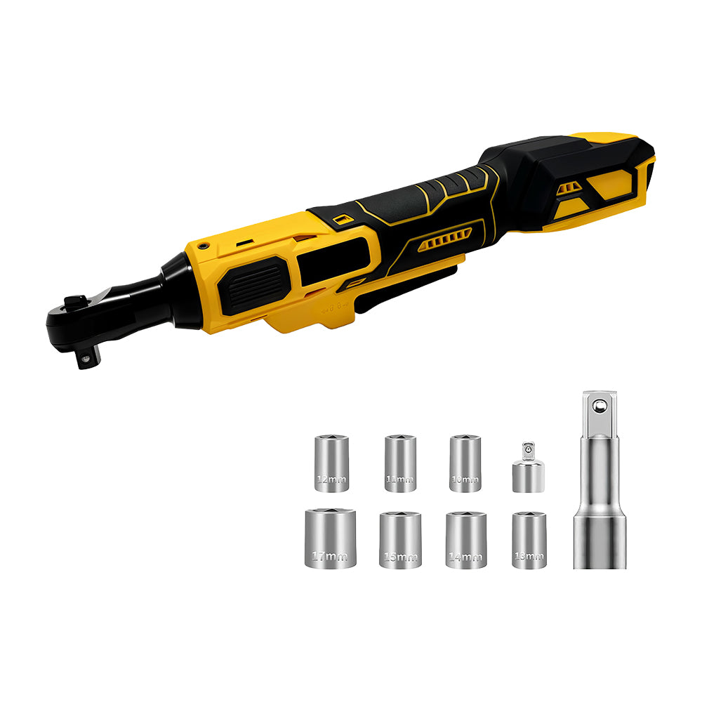 3/8" Cordless Ratchet Wrench for 20V Max, 45 Ft-Lbs, LED Light