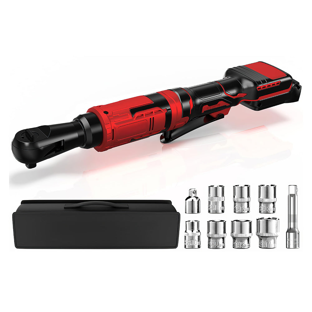 3/8" Cordless Ratchet Wrench for 20V Max, 88Ft-Lbs, LED Light