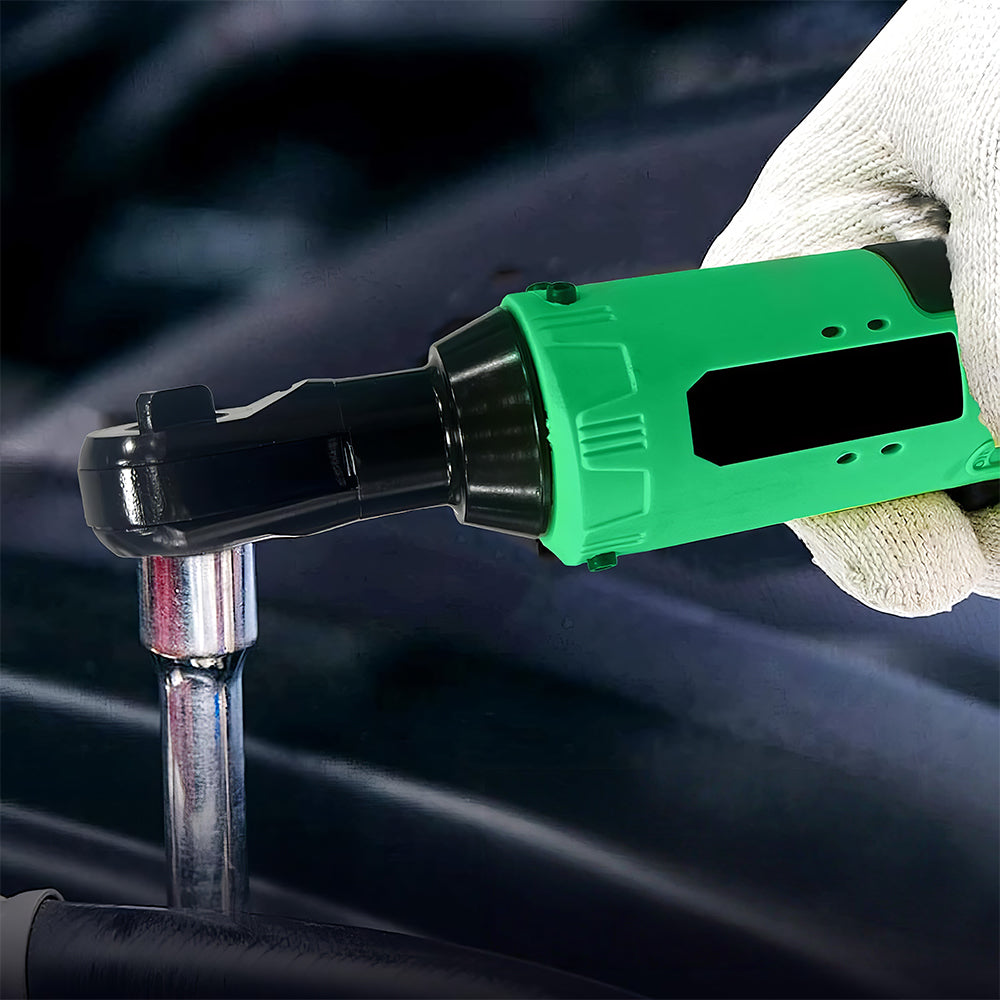 3/8" Cordless Electric Ratchet Wrench Set 12V, 40Ft-Lbs, 2×2.0Ah Batteries