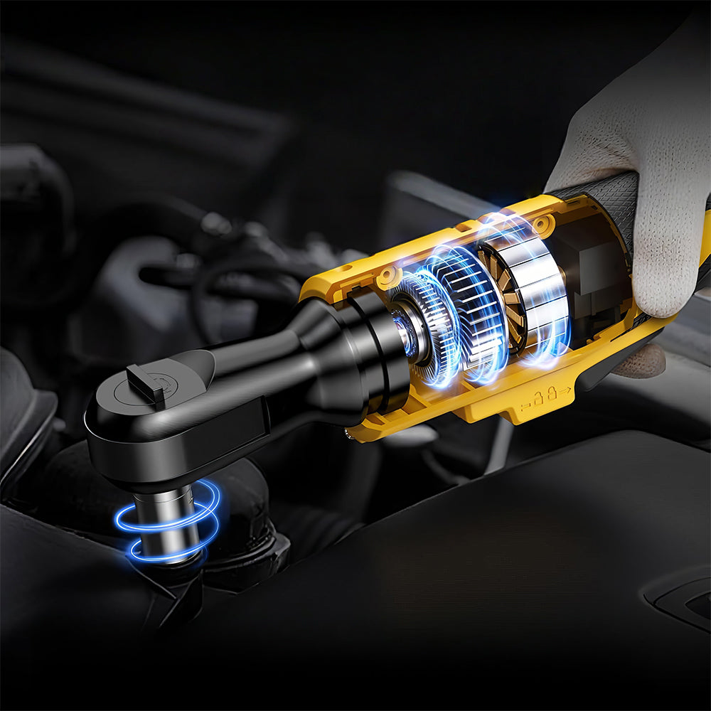 3/8" Brushless Cordless Ratchet Wrench for 20V Max, 75 Ft-Lbs