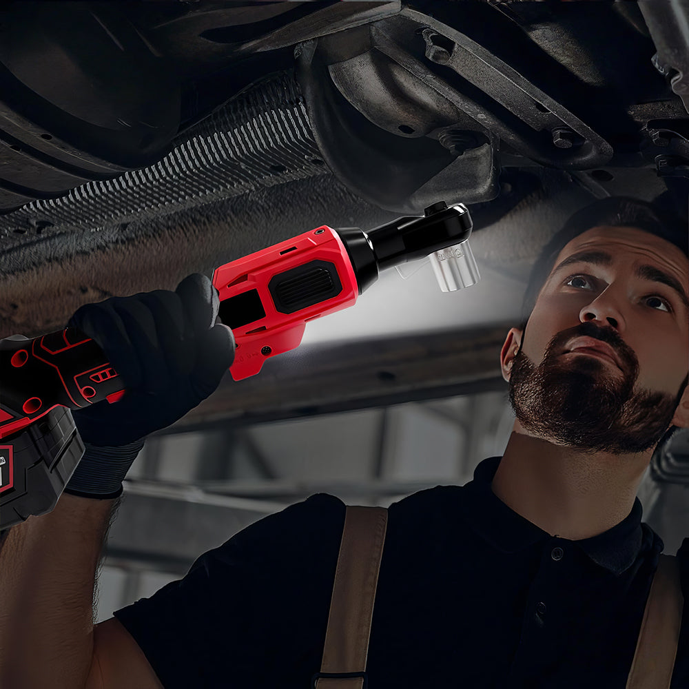 3/8" Cordless Ratchet Wrench for 20V Max, 45 Ft-Lbs, LED Light